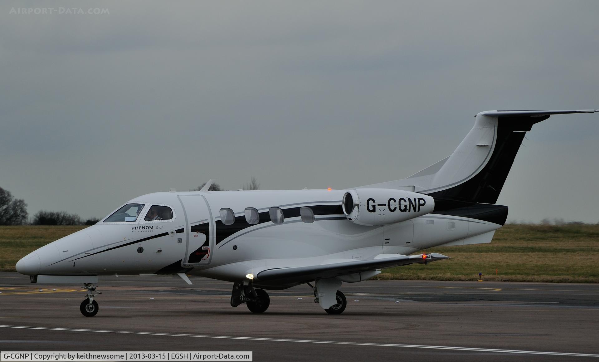 G-CGNP, 2010 Embraer EMB-500 Phenom 100 C/N 50000146, Arriving at mid afternoon !