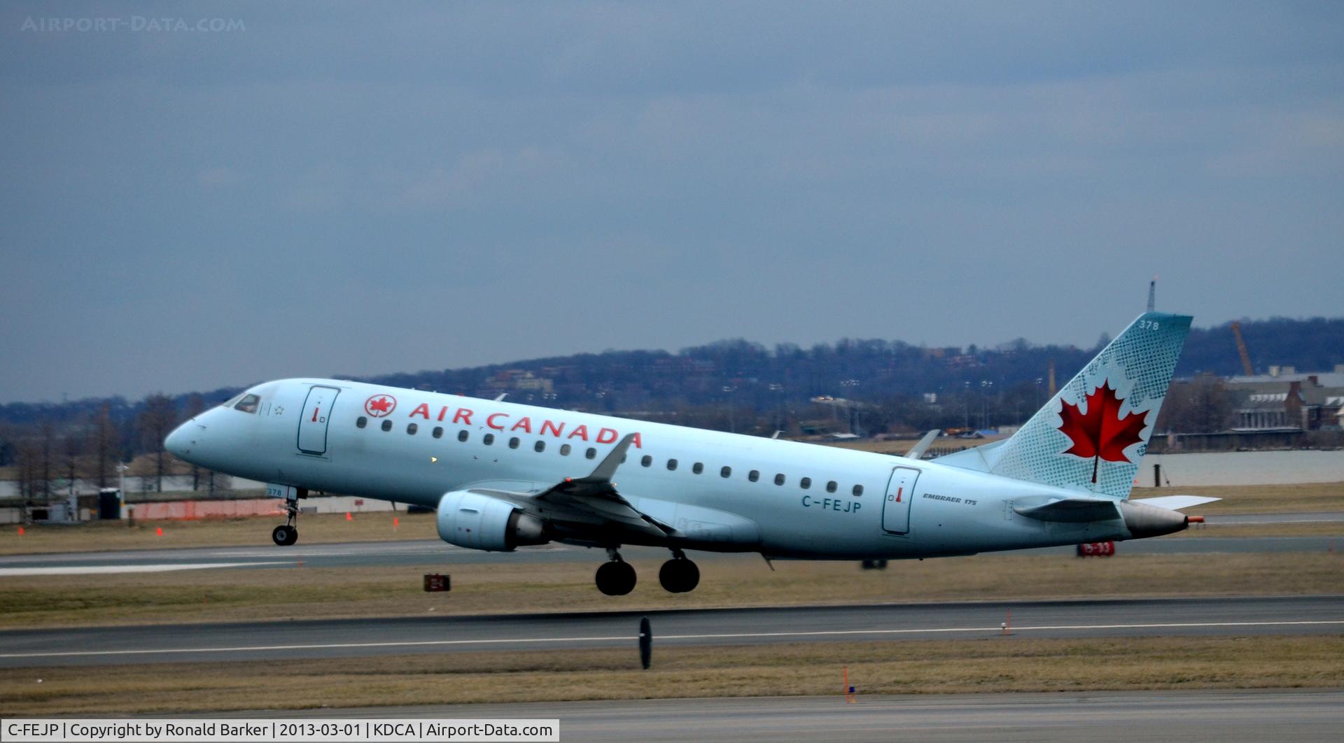 C-FEJP, 2005 Embraer 175SU (ERJ-170-200SU) C/N 17000096, Liftoff DCA
