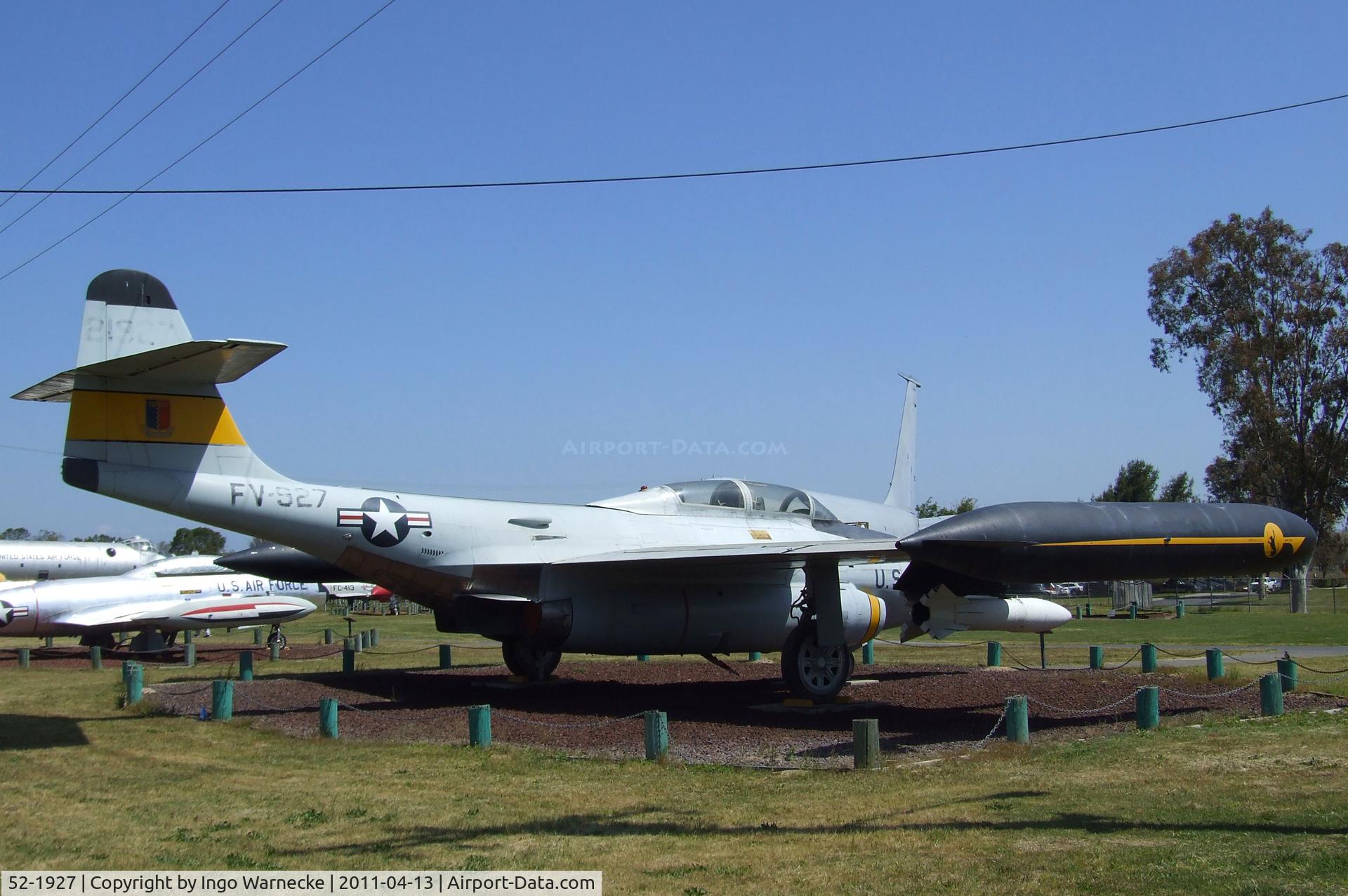 52-1927, Northrop F-89J Scorpion C/N 4504, Northrop F-89J Scorpion at the Castle Air Museum, Atwater CA