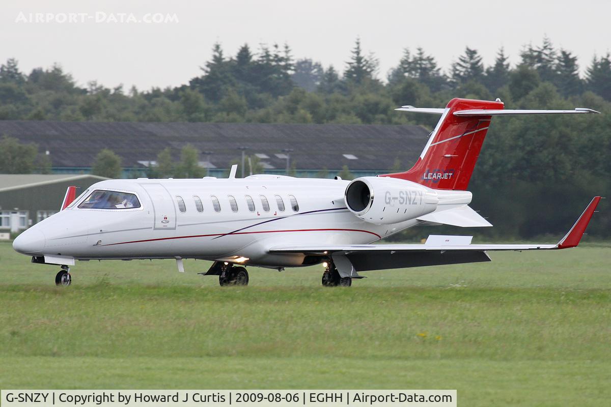 G-SNZY, 2008 Learjet 45 C/N 45-375, Corporate.