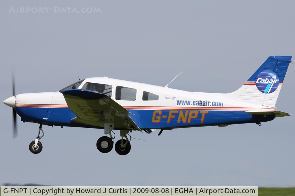 G-FNPT, 2002 Piper PA-28-161 Warrior III C/N 2842163, Privately owned.