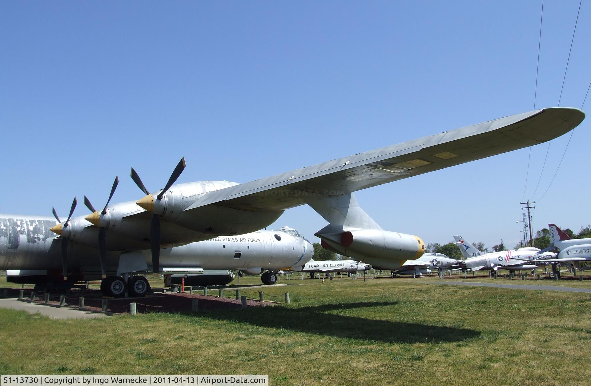 51-13730, 1951 Convair RB-36H-30-CF Peacemaker C/N Not found 51-13730, Convair RB-36H Peacemaker at the Castle Air Museum, Atwater CA