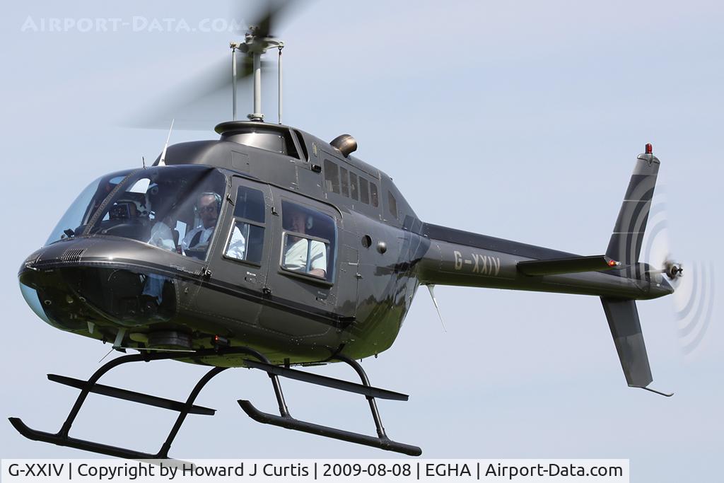 G-XXIV, 1989 Agusta AB-206B JetRanger II C/N 8717, Privately owned.