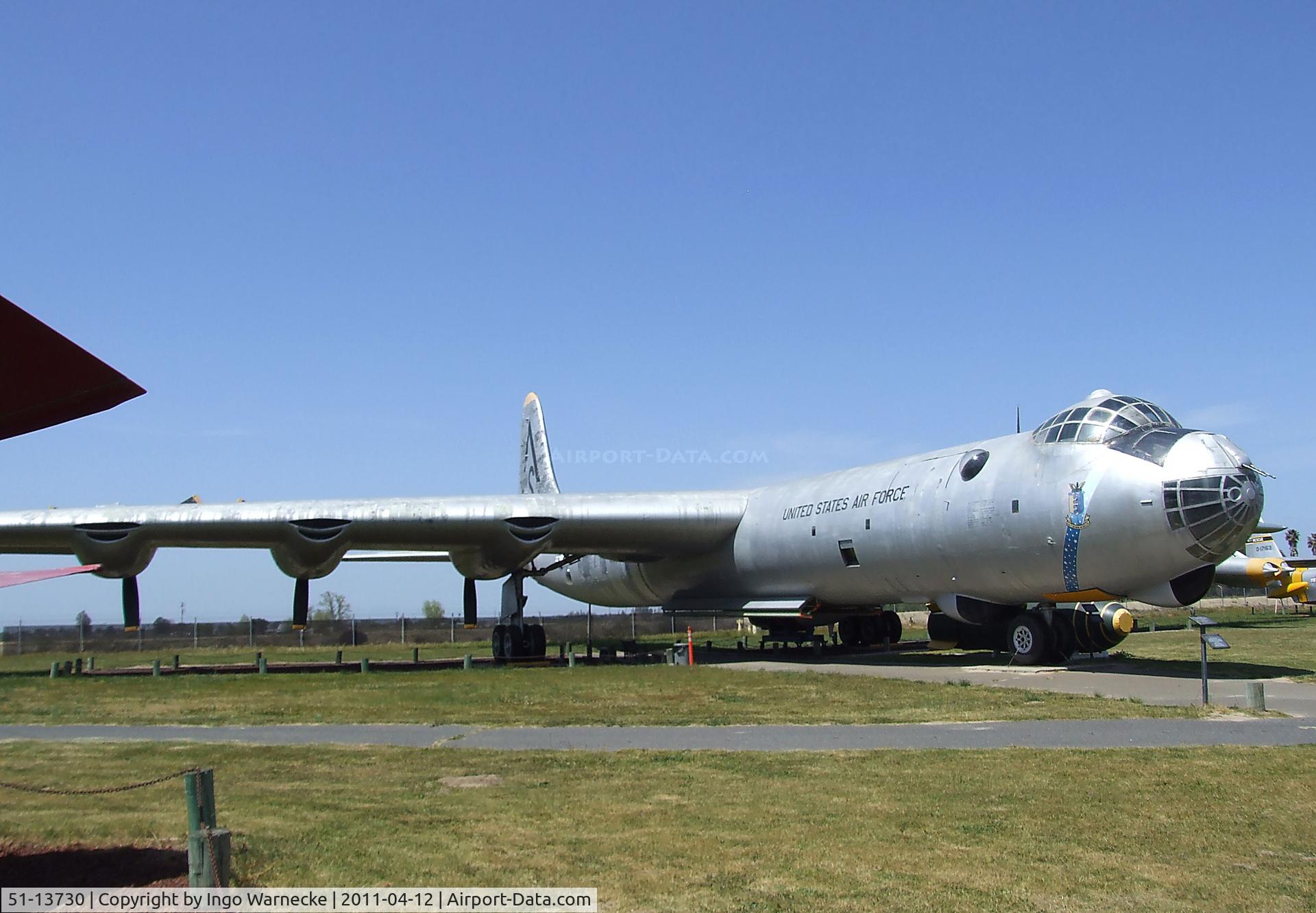 51-13730, 1951 Convair RB-36H-30-CF Peacemaker C/N Not found 51-13730, Convair RB-36H Peacemaker at the Castle Air Museum, Atwater CA
