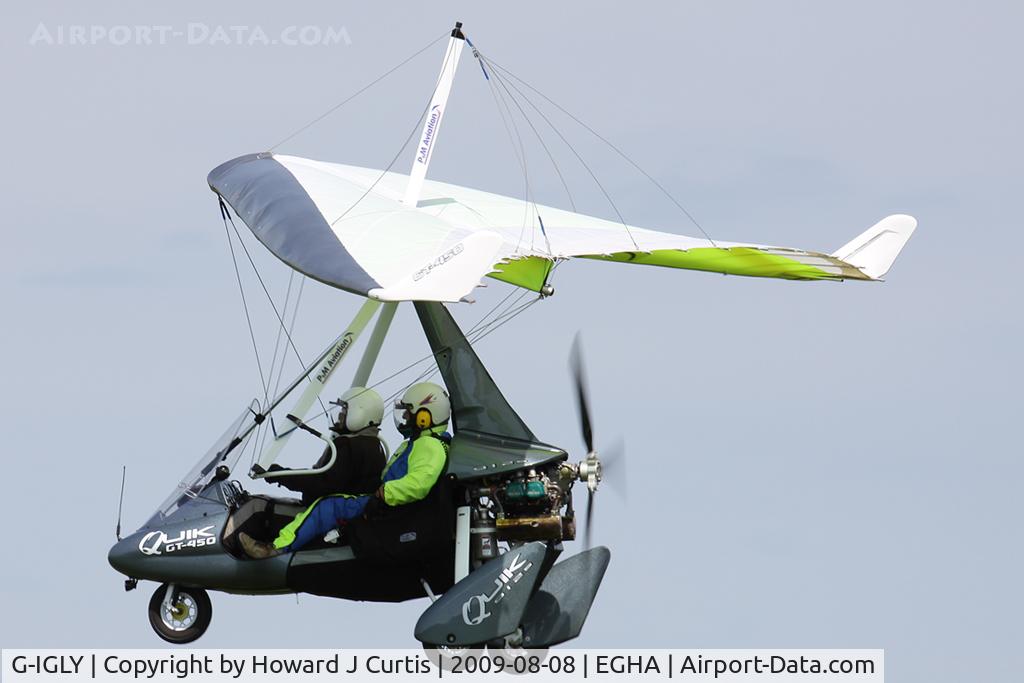 G-IGLY, 2008 P&M Aviation Quik GT450 C/N 8372, Privately owned.