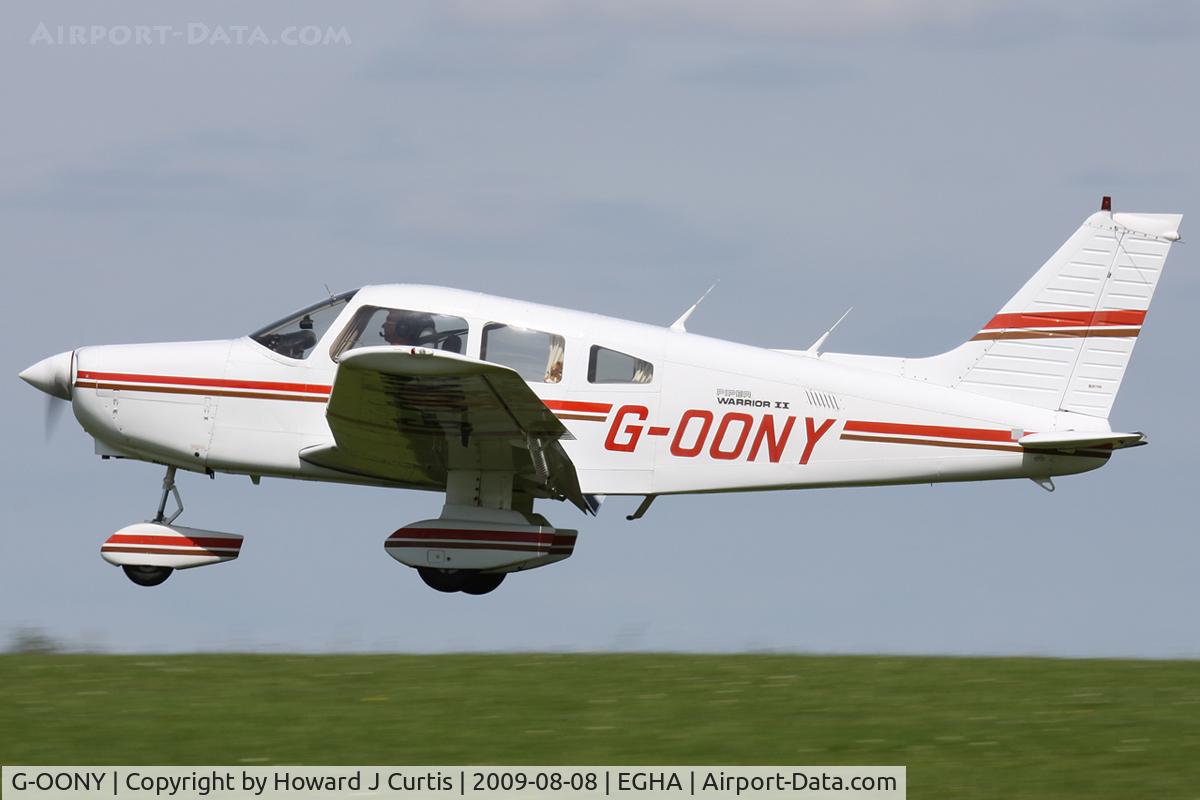G-OONY, 1983 Piper PA-28-161 Cherokee Warrior II C/N 28-8316015, Privately owned.