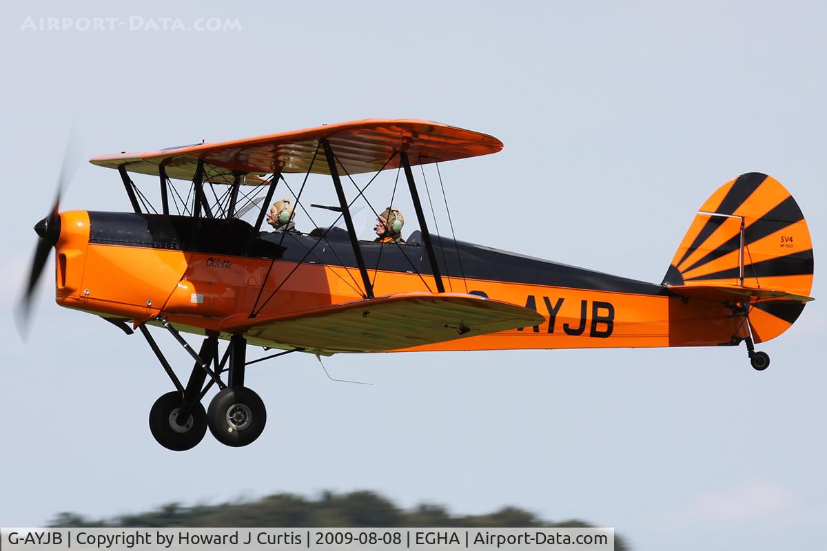 G-AYJB, 1947 Stampe-Vertongen SV-4C(G) C/N 560, Privately owned.