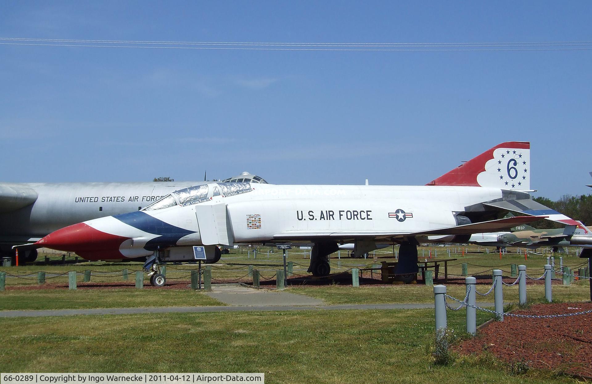 66-0289, 1966 McDonnell F-4E Phantom II C/N 2310, McDonnell F-4E Phantom II (a REAL Thunderbird) at the Castle Air Museum, Atwater CA