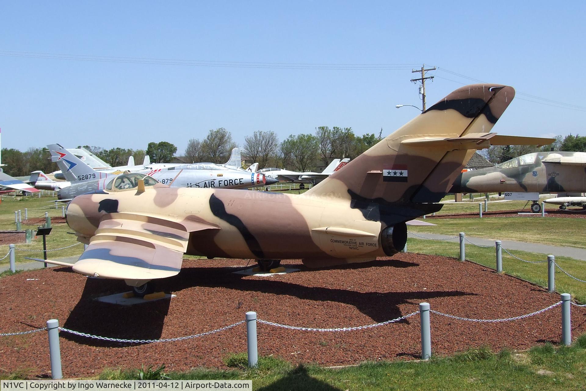 N1VC, 1956 Shenyang F4 C/N 2705, Shenyang J-5 (F-5) (MiG-17F FRESCO-C) at the Castle Air Museum, Atwater CA