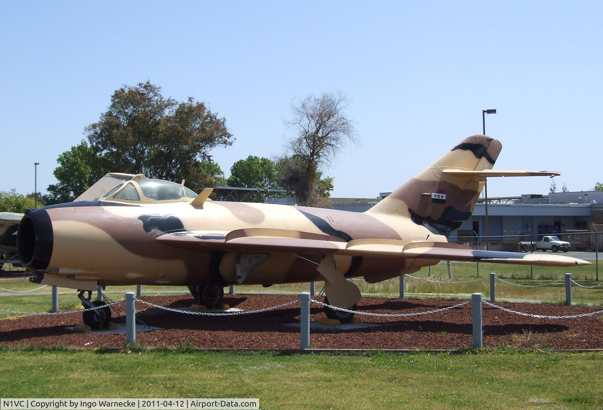 N1VC, 1956 Shenyang F4 C/N 2705, Shenyang J-5 (F-5) (MiG-17F FRESCO-C) at the Castle Air Museum, Atwater CA