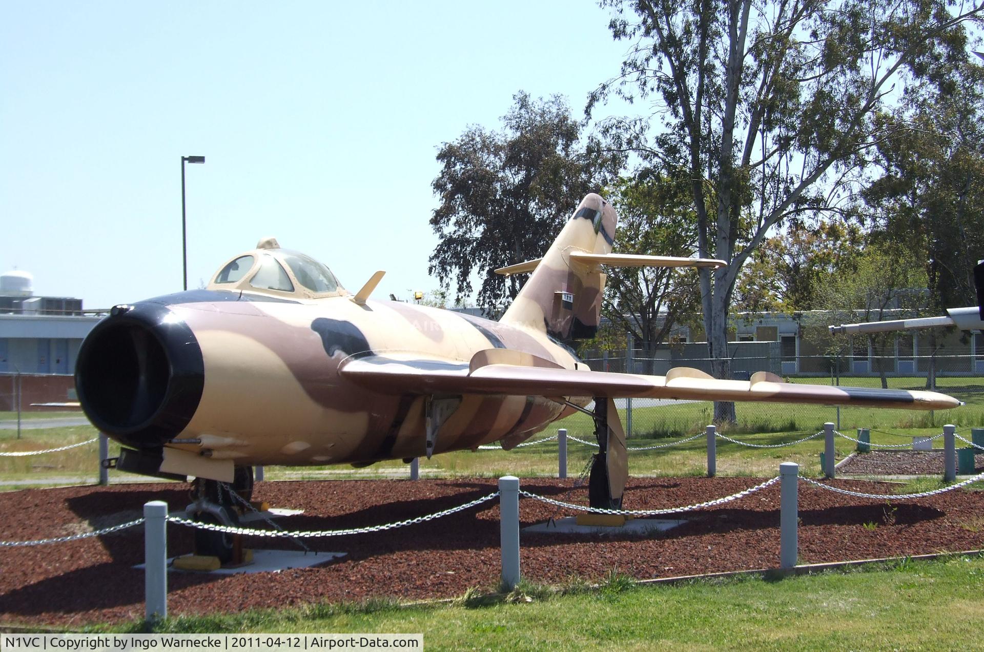 N1VC, 1956 Shenyang F4 C/N 2705, Shenyang J-5 (F-5) (MiG-17F FRESCO-C) at the Castle Air Museum, Atwater CA