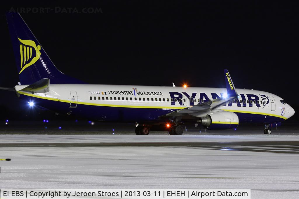 EI-EBS, 2009 Boeing 737-8AS C/N 35001, light snow