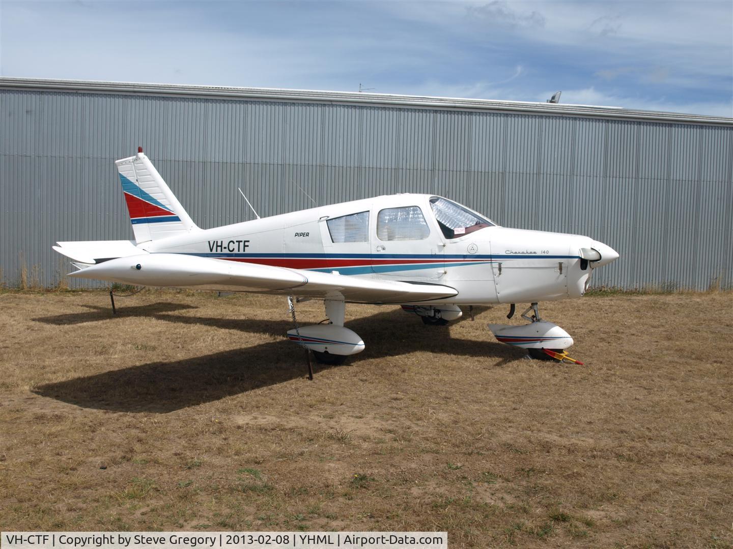 VH-CTF, 1967 Piper PA-28-140 Cherokee C/N 28-23830, As of 2013 at Hamilton Victoria Australia
