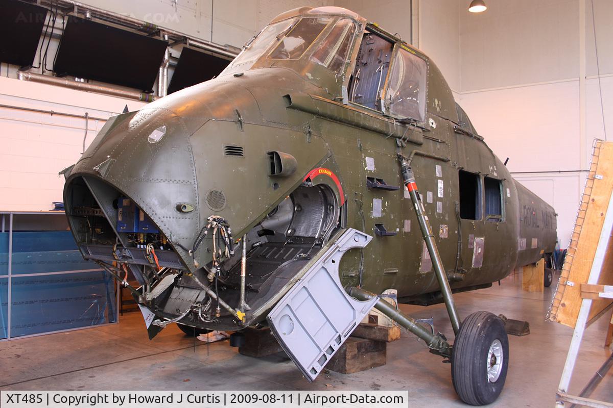 XT485, 1963 Westland Wessex HU.5 C/N WA307, At the Air Engineering & Survival School, Gosport, Hampshire.