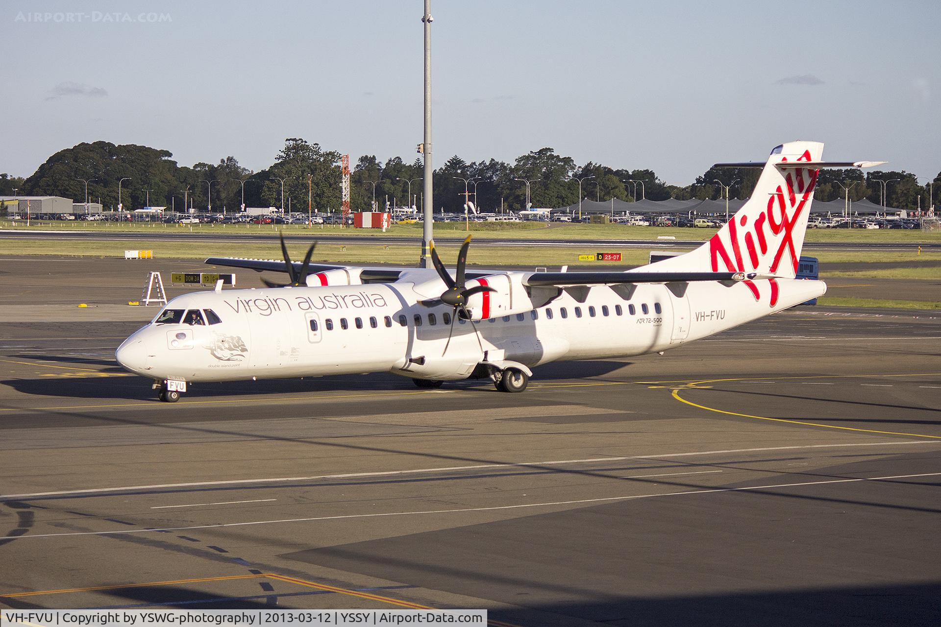 VH-FVU, 2011 ATR 72-500 C/N 978, Skywest Airlines 