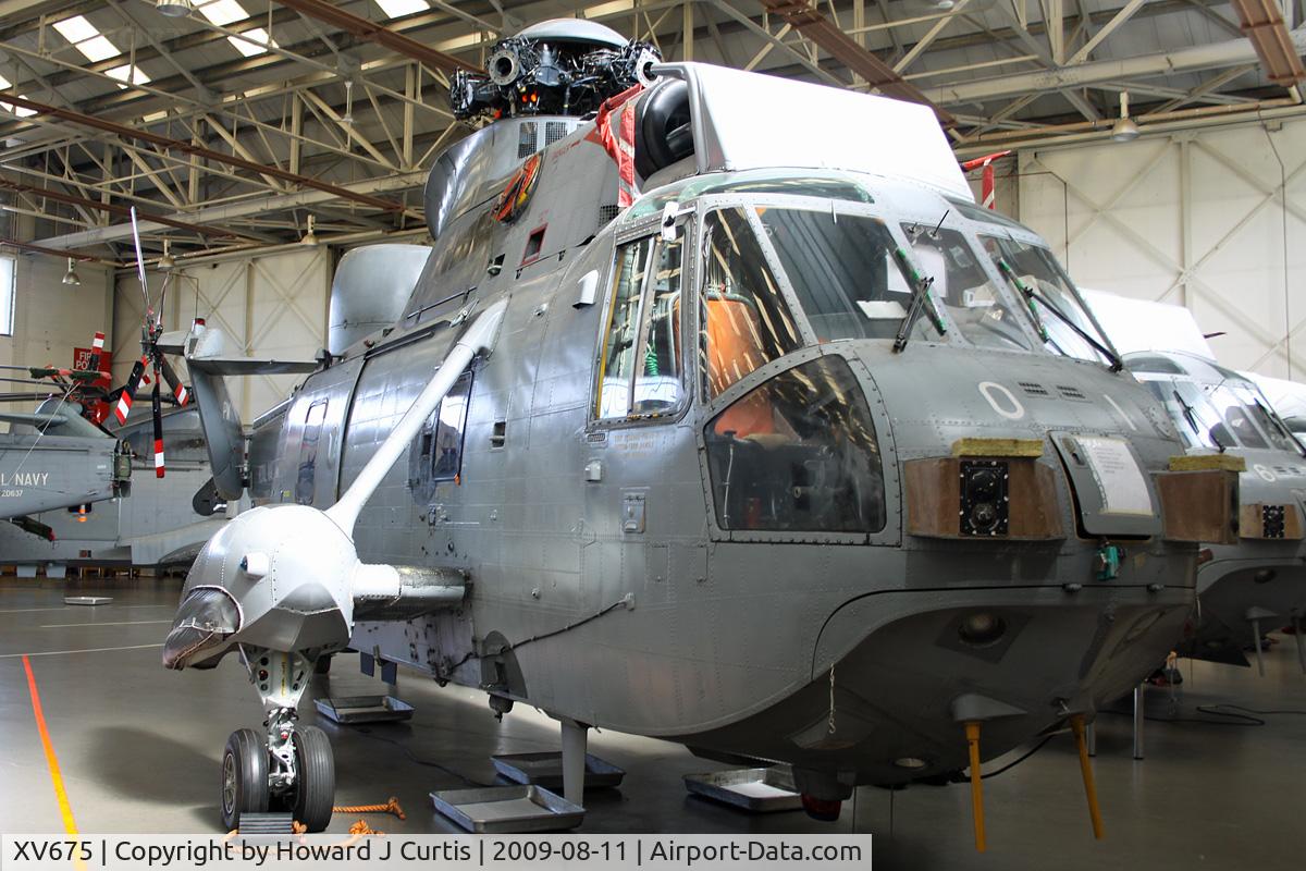 XV675, 1970 Westland Sea King HAS.6 C/N WA663, At the Air Engineering & Survival School, Gosport, Hampshire. Coded 701/PW.