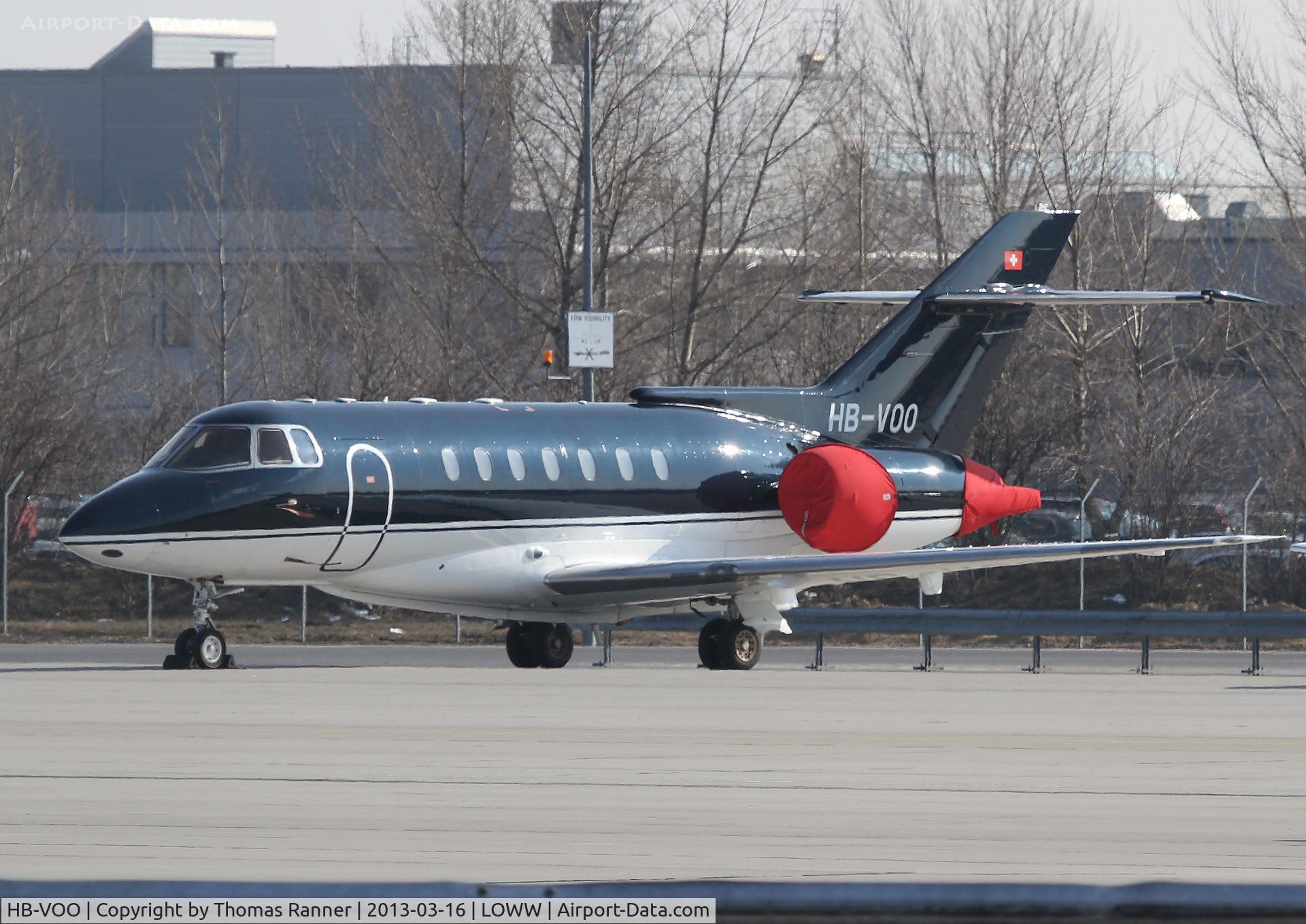 HB-VOO, 1992 British Aerospace BAe.125-1000A C/N 259030, Sonnig BAe Hawker 1000