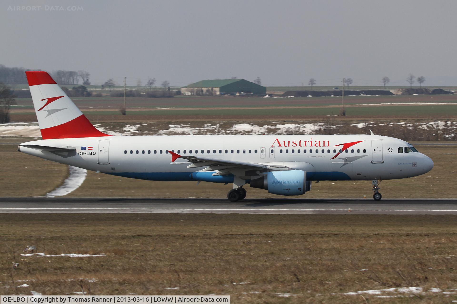 OE-LBO, 1998 Airbus A320-214 C/N 776, Austrian Airbus A320