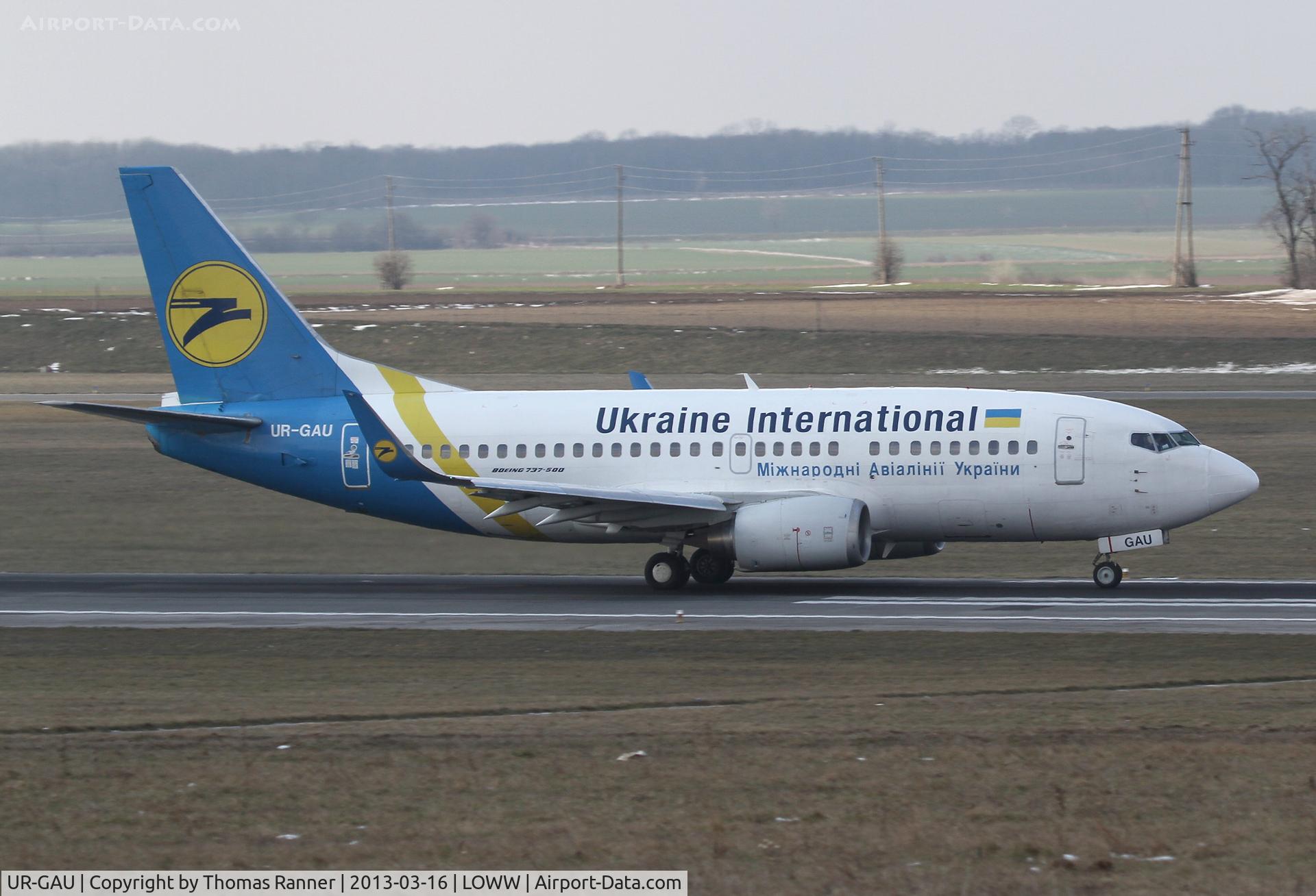 UR-GAU, 1992 Boeing 737-5Y0 C/N 25182, Ukraine International Boeing 737
