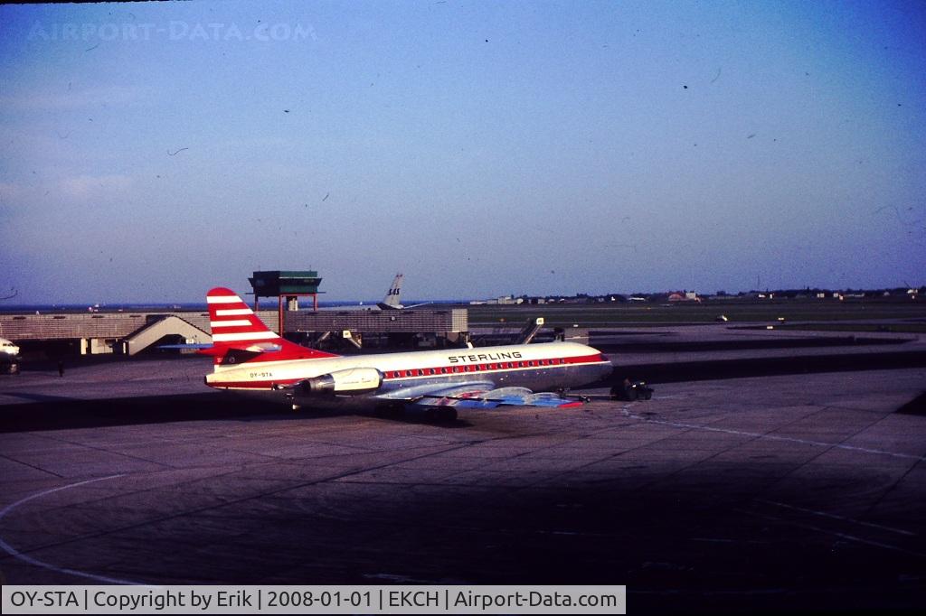 OY-STA, 1964 Sud Aviation SE-210 Caravelle 10B3 Super B C/N 183, By Erik Oxtorp
The very first Sterling c/s on the S.E. 210-10B