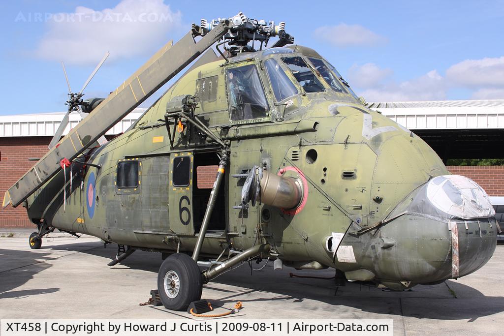 XT458, 1965 Westland Wessex HU.5 C/N WA280, At the Air Engineering & Survival School, Gosport, Hampshire.