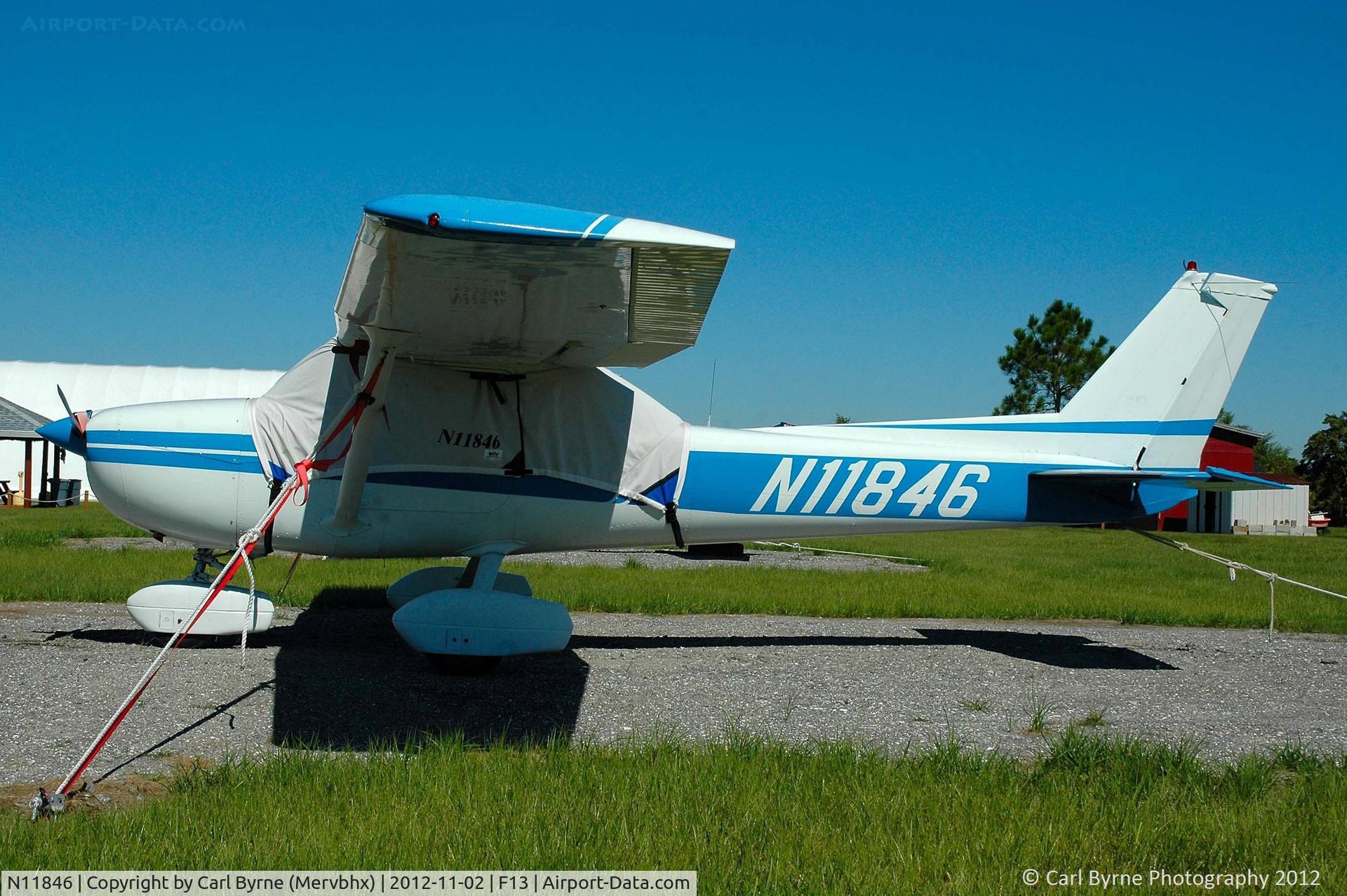 N11846, 1974 Cessna 150L C/N 15075672, Parked at Shell Creek Airpark.