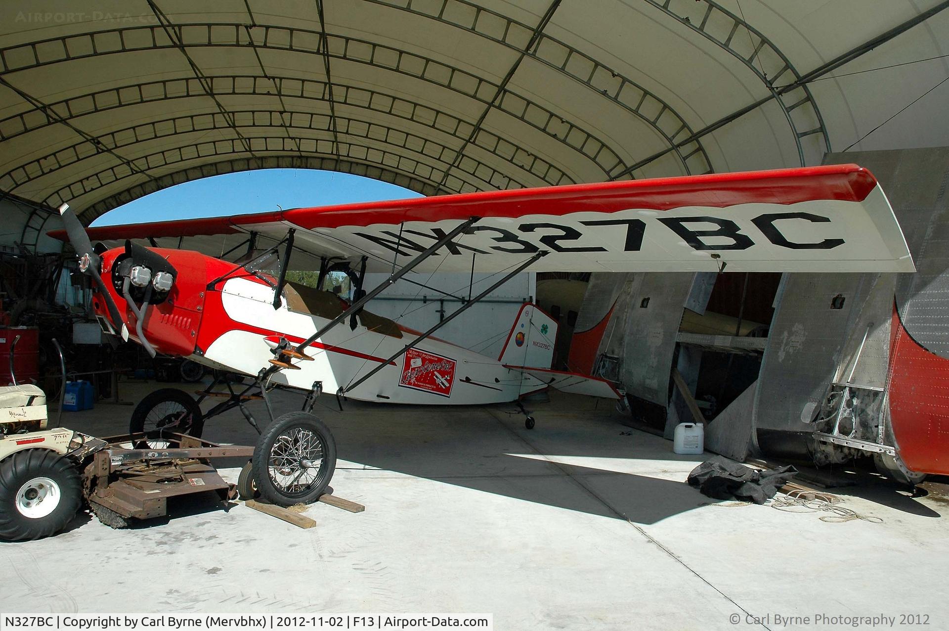 N327BC, 2004 Pietenpol GN-1 Aircamper C/N 2523, Parked at Shell Creek Airpark.