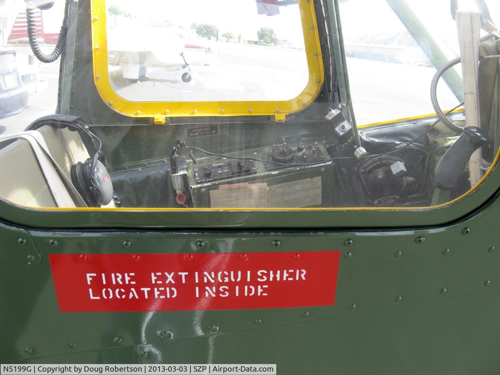 N5199G, 1953 Cessna 305A C/N 22118, 1953 Cessna 305A O-1 BIRD DOG, Continental O-470-11 213 Hp, rear seat