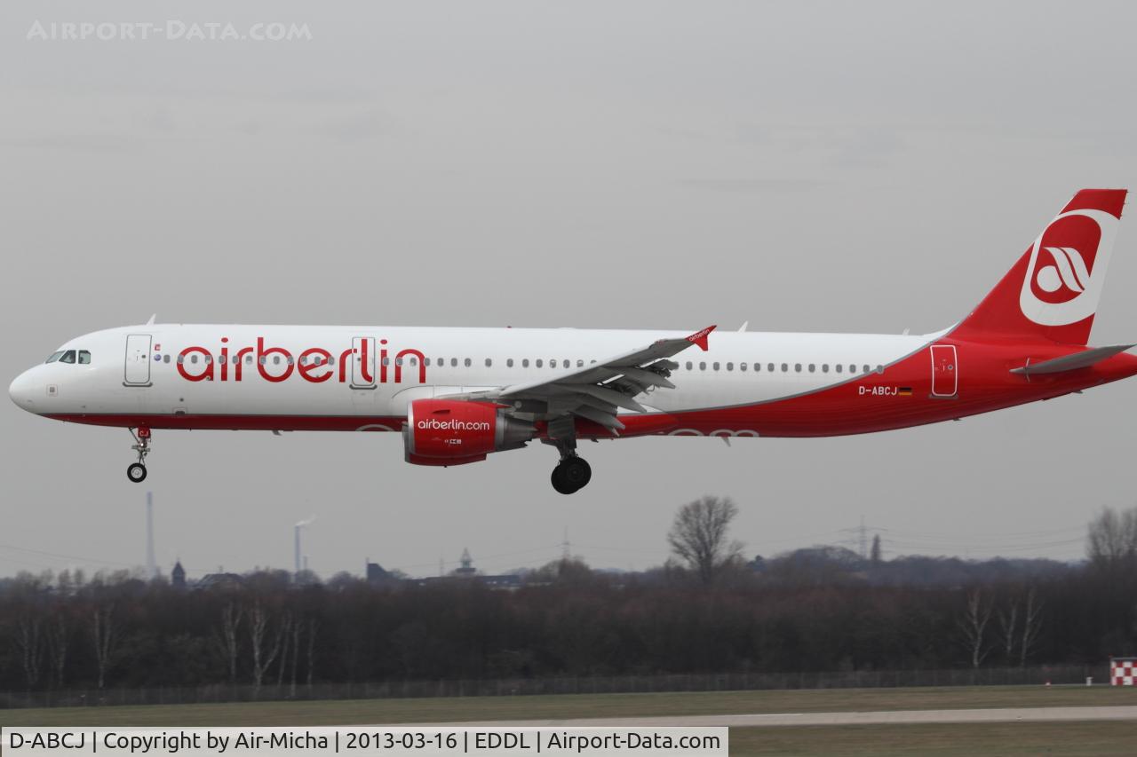 D-ABCJ, 2012 Airbus A321-211 C/N 5126, Air Berlin, Airbus A321-211, CN: 5126