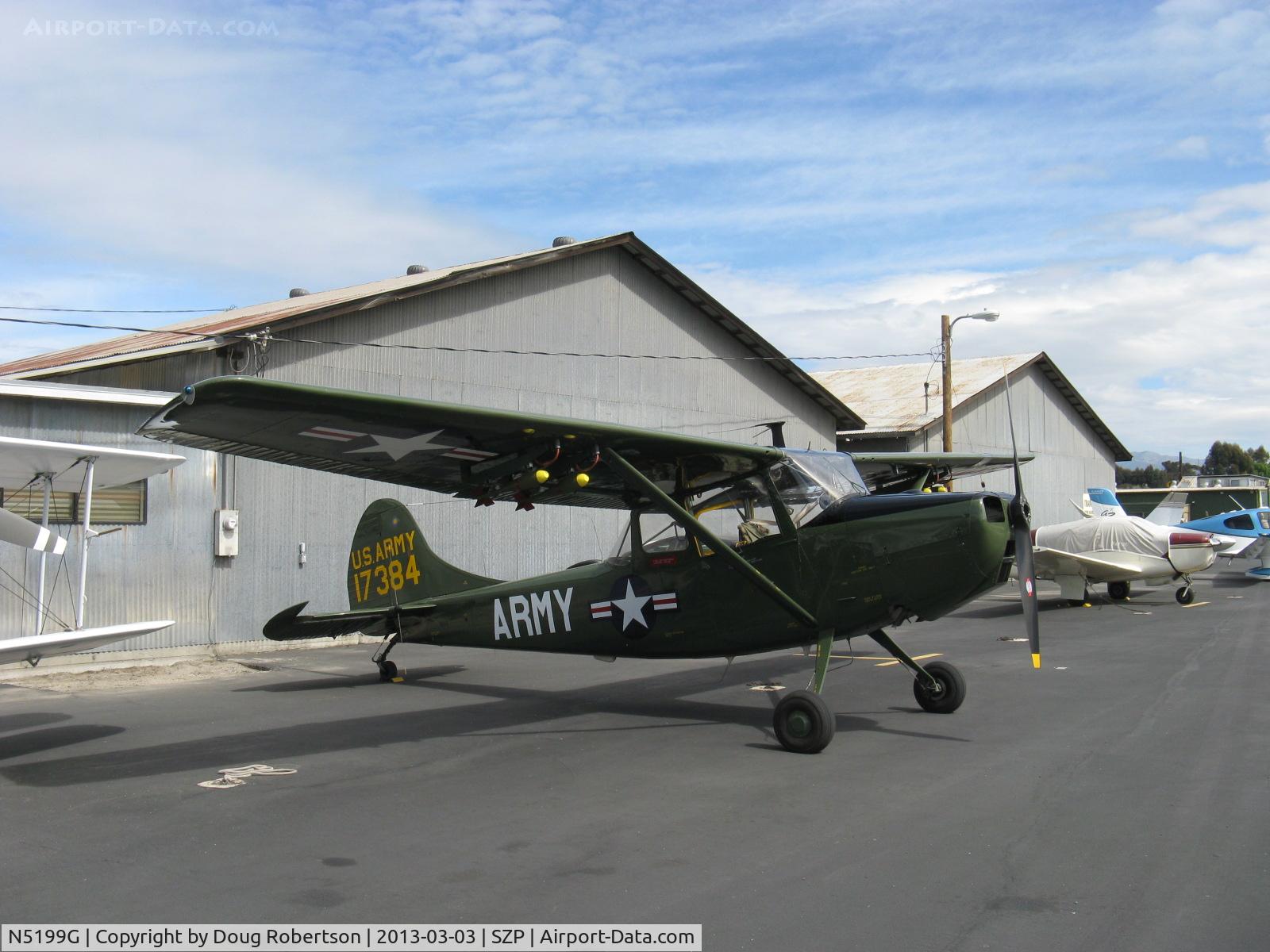 N5199G, 1953 Cessna 305A C/N 22118, 1953 Cessna 305A O-1 BIRD DOG, Continental O-470-11 213 Hp