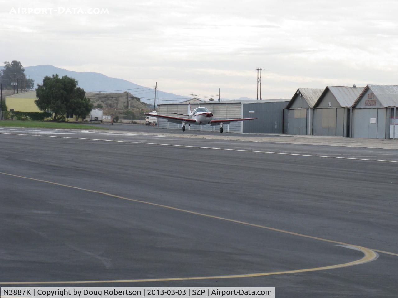 N3887K, 1948 Globe GC-1B Swift C/N 3587, 1948 Globe GC-1B SWIFT, Continental C125 125 Hp 6 cylinder, landing Rwy 22