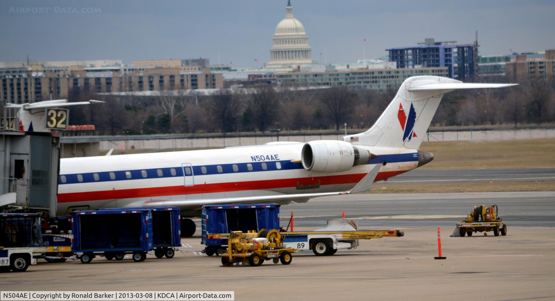 N504AE, Bombardier CRJ-701 (CL-600-2C10) Regional Jet C/N 10044, DCA VA
