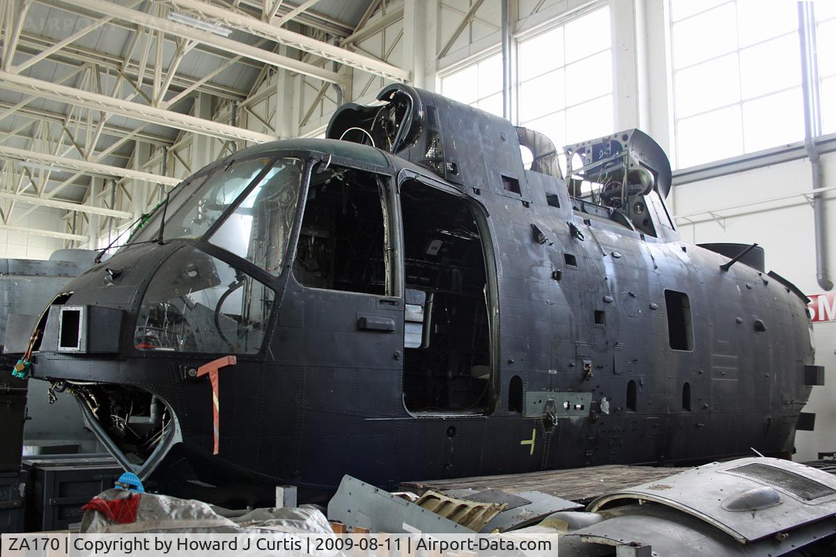ZA170, 1982 Westland Sea King HAS.5 C/N WA903, At the Air Engineering & Survival School, Gosport, Hampshire.In store.