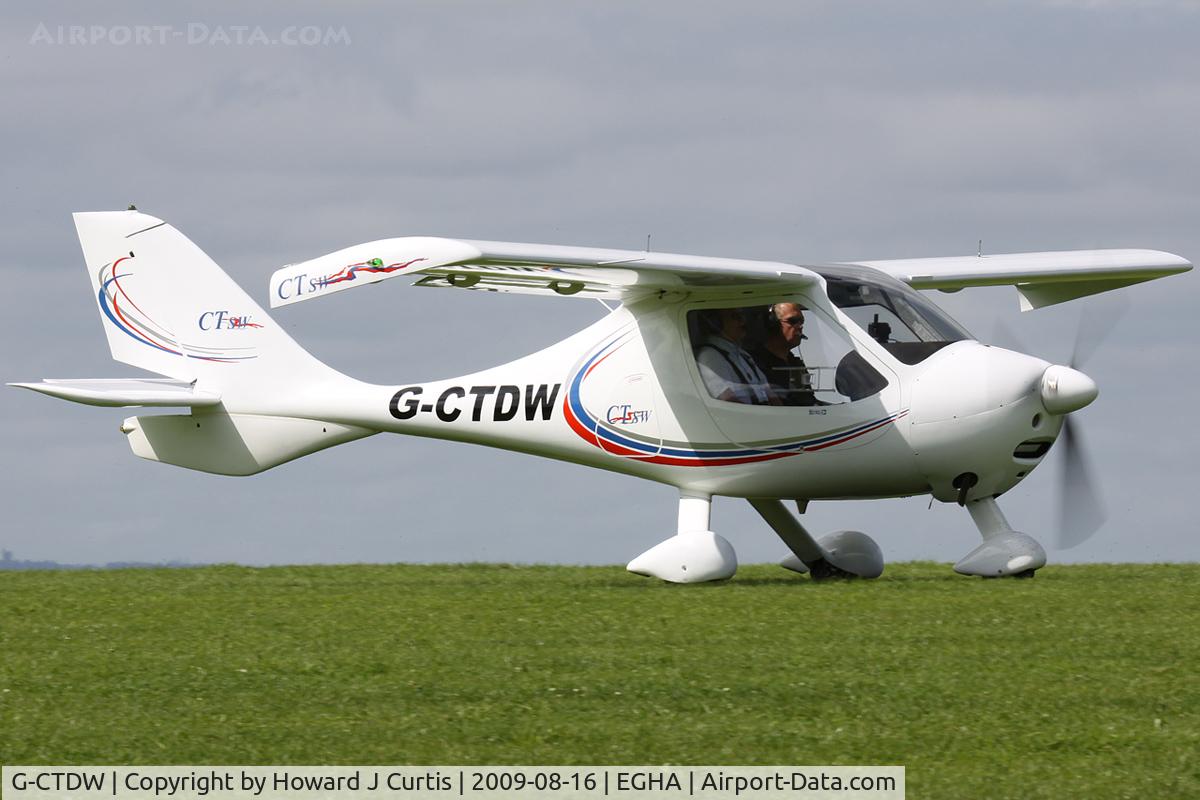 G-CTDW, 2007 Flight Design CTSW C/N 8295, Privately owned.