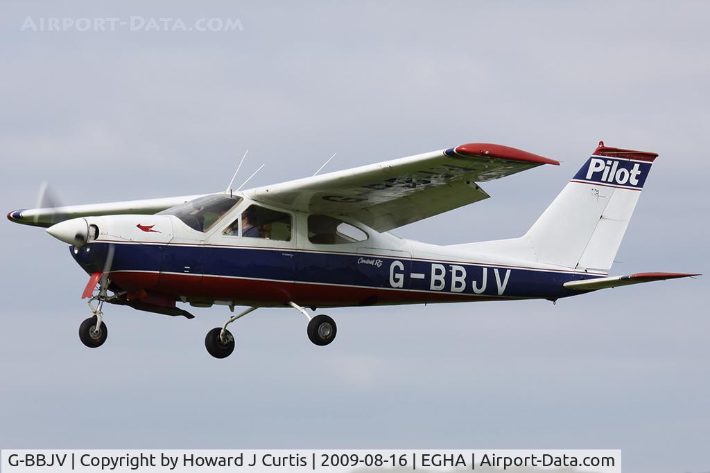 G-BBJV, 1974 Reims F177RG Cardinal RG C/N 0098, Privately owned. 'Pilot' magazine titles.