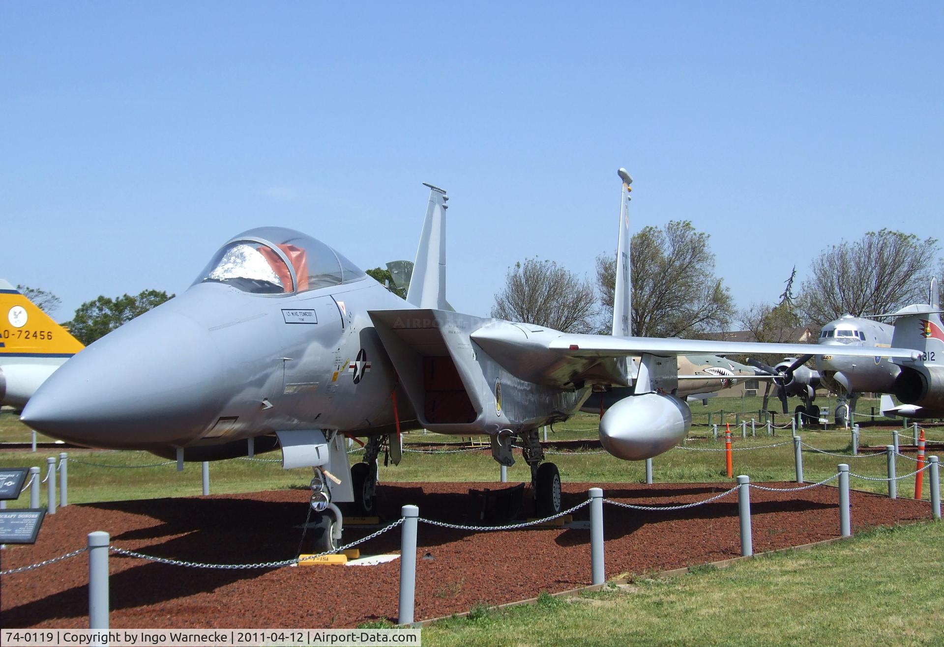 74-0119, McDonnell Douglas GF-15A Eagle C/N 0095, McDonnell Douglas GF-15A Eagle at the Castle Air Museum, Atwater CA
