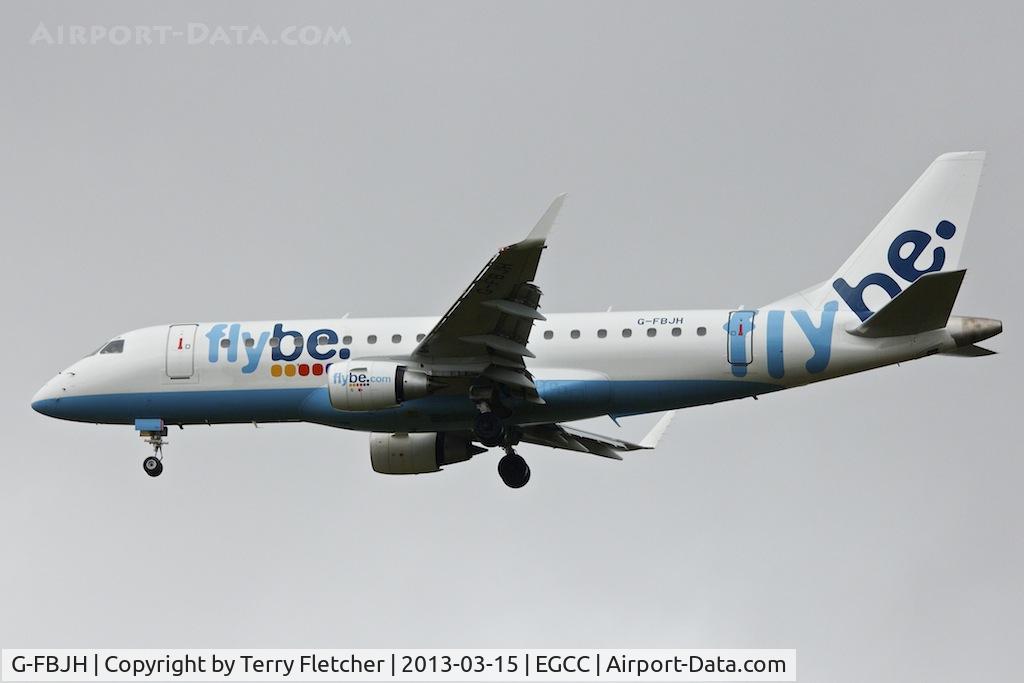 G-FBJH, 2012 Embraer 175STD (ERJ-170-200) C/N 17000351, FLYBE's 2012 Embraer ERJ-175STD (ERJ-170-200), c/n: 17000351 at Manchester