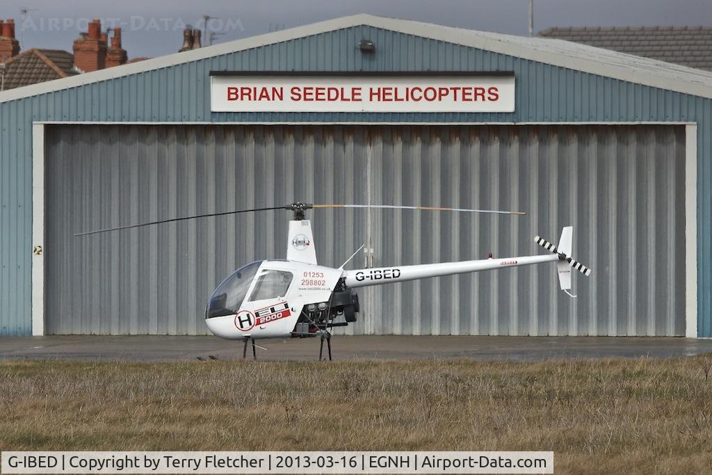 G-IBED, 1985 Robinson R22 Alpha C/N 0500, 1985 Robinson R22 Alpha, c/n: 0500 at Blackpool