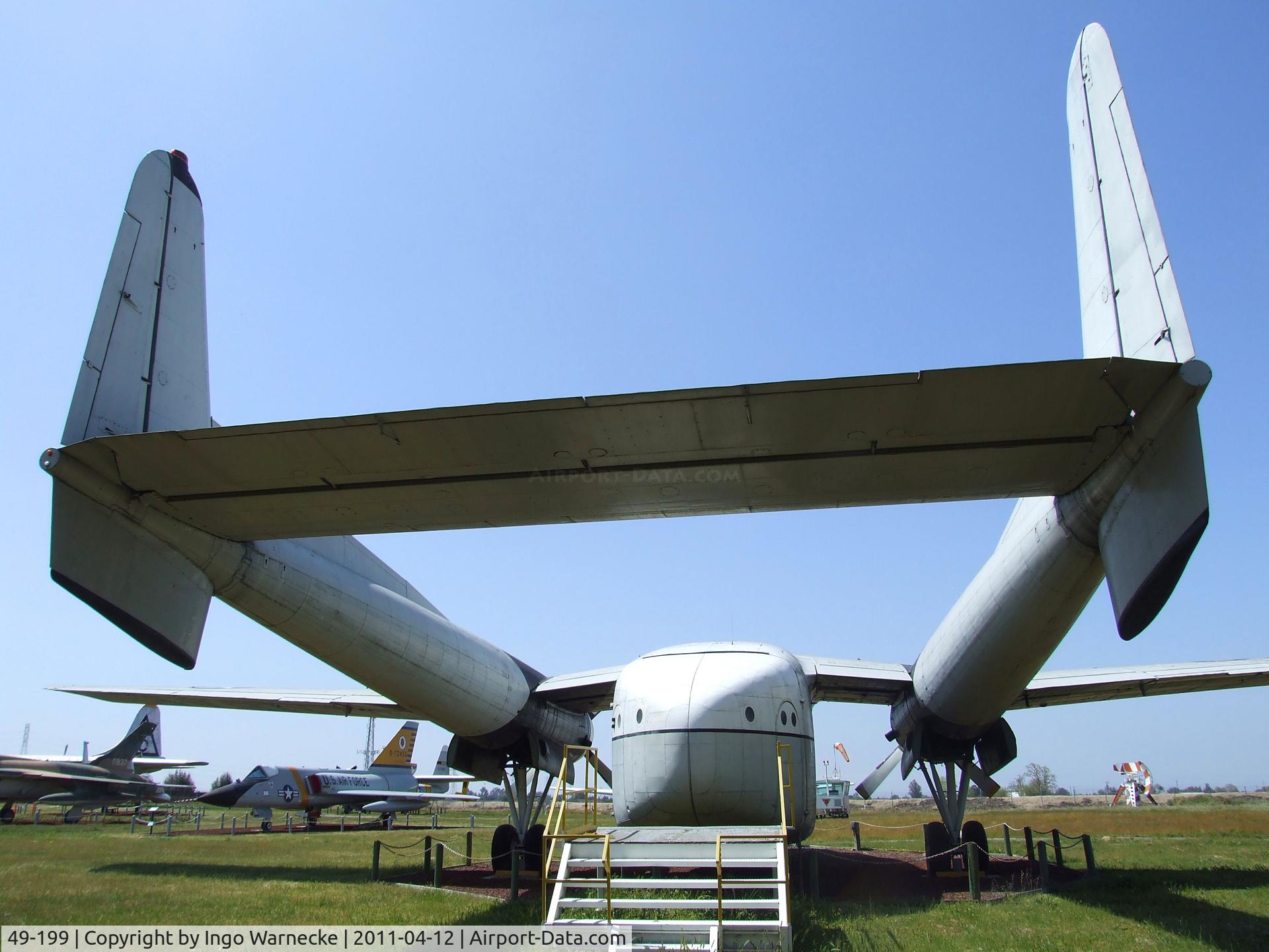 49-199, 1949 Fairchild C-119C-17-FA Flying Boxcar C/N 10436, Fairchild C-119C Flying Boxcar at the Castle Air Museum, Atwater CA