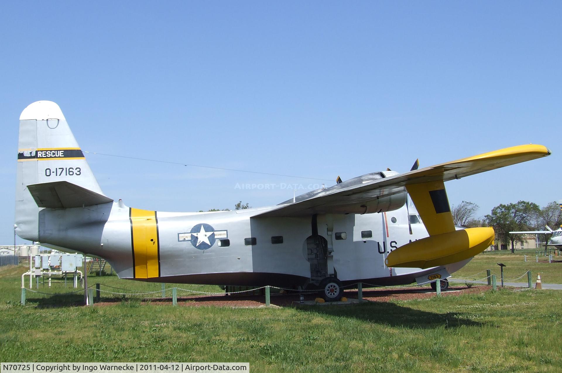 N70725, Grumman HU-16B Albatross C/N G-213, Grumman HU-16B Albatross at the Castle Air Museum, Atwater CA