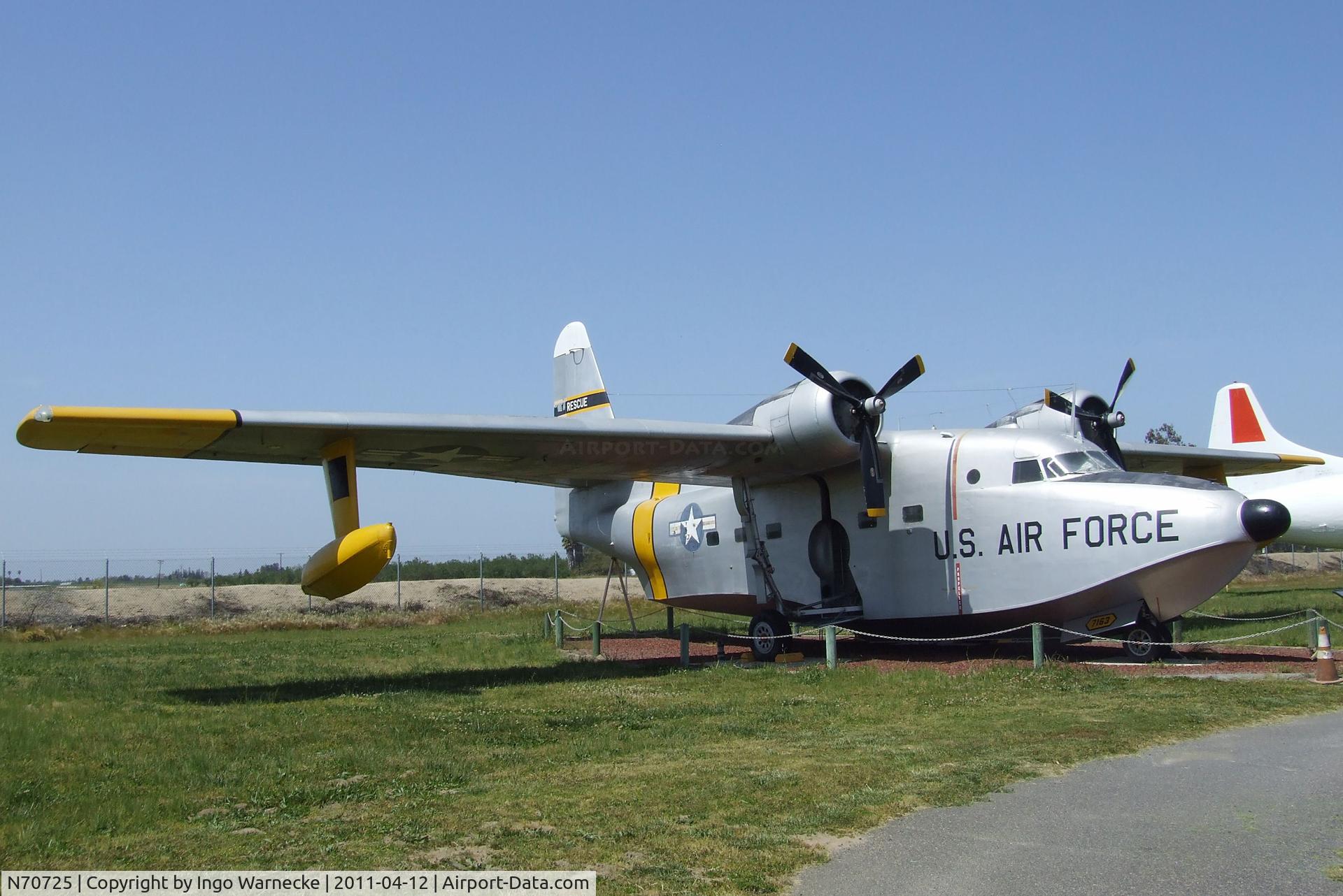 N70725, Grumman HU-16B Albatross C/N G-213, Grumman HU-16B Albatross at the Castle Air Museum, Atwater CA