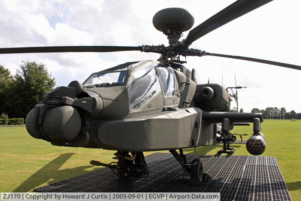 ZJ170, 2002 Westland Apache AH.1 C/N WAH.5, Operated by 673 Squadron.