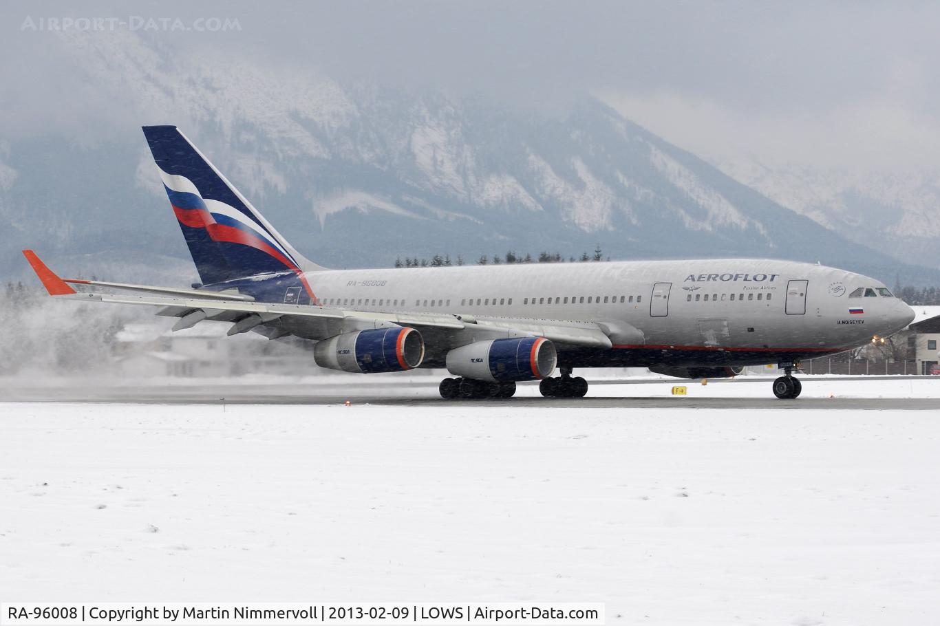 RA-96008, 1992 Ilyushin Il-96-300 C/N 74393201005, Aeroflot
