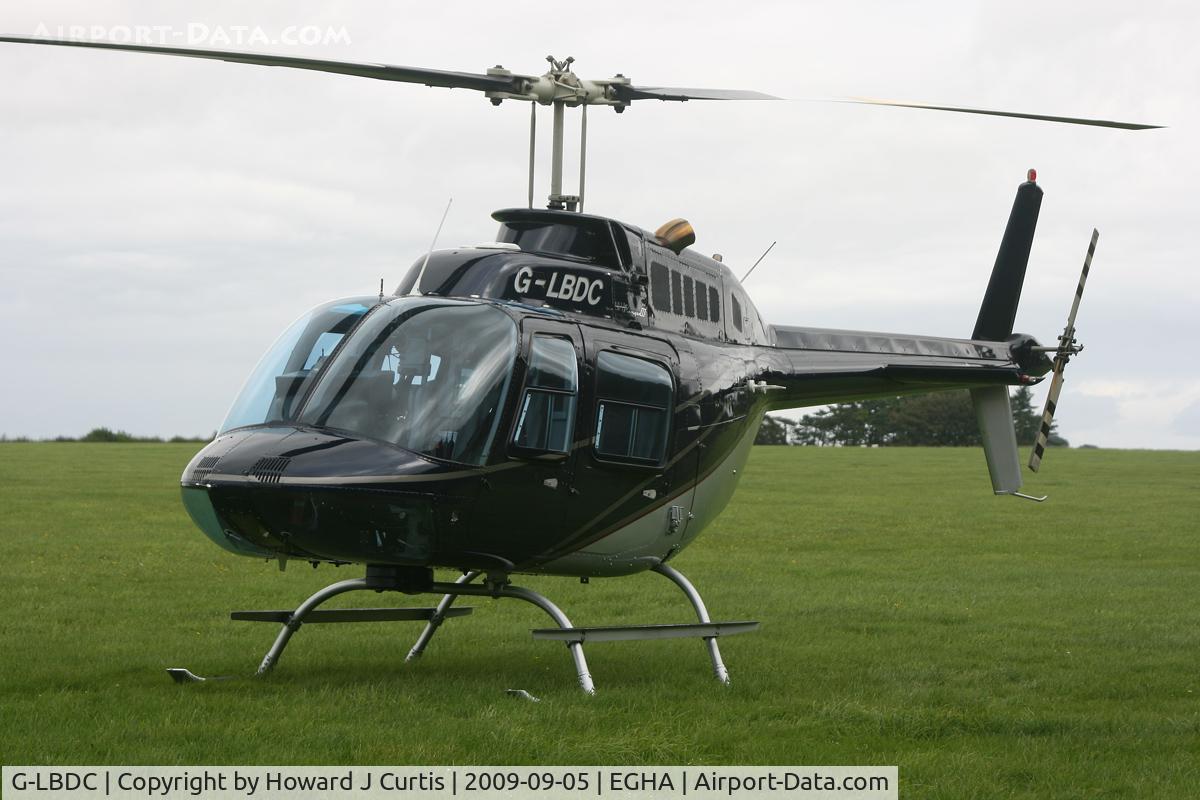 G-LBDC, 1984 Bell 206B JetRanger III C/N 3806, Privately owned.