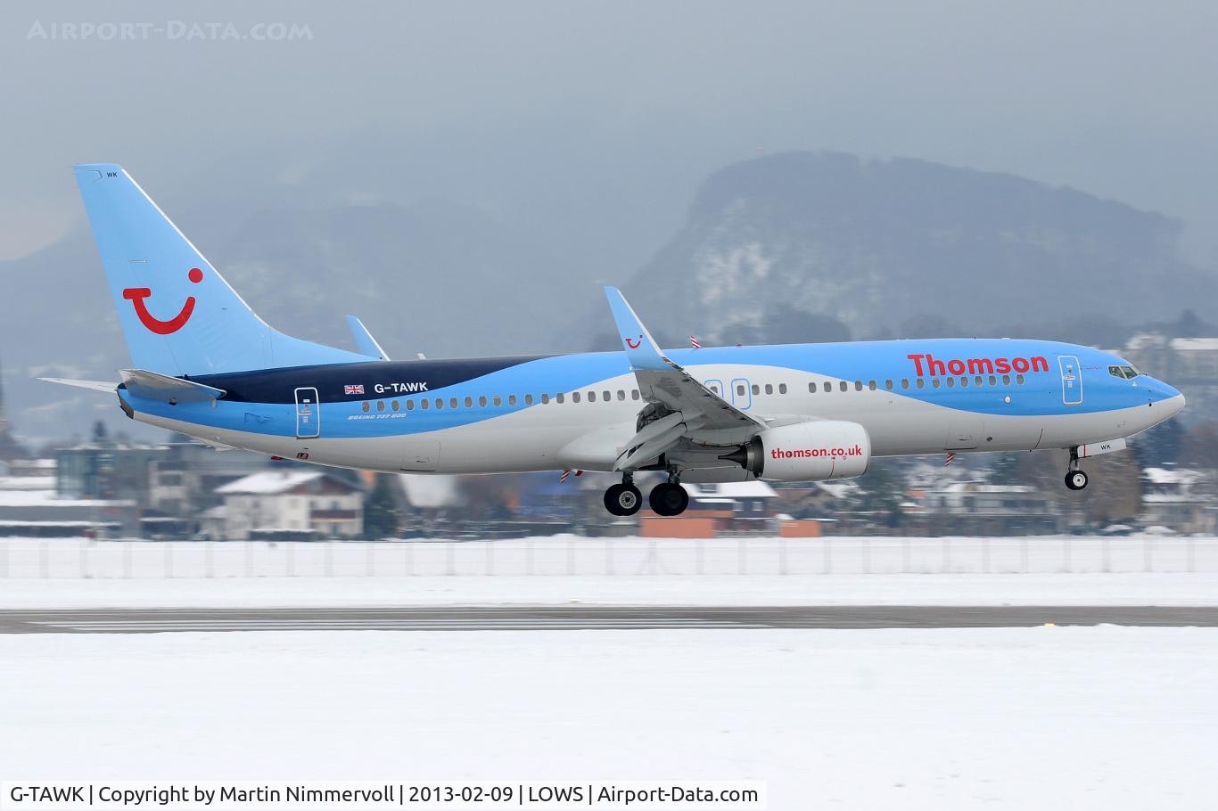 G-TAWK, 2012 Boeing 737-8K5 C/N 37239, Thomson