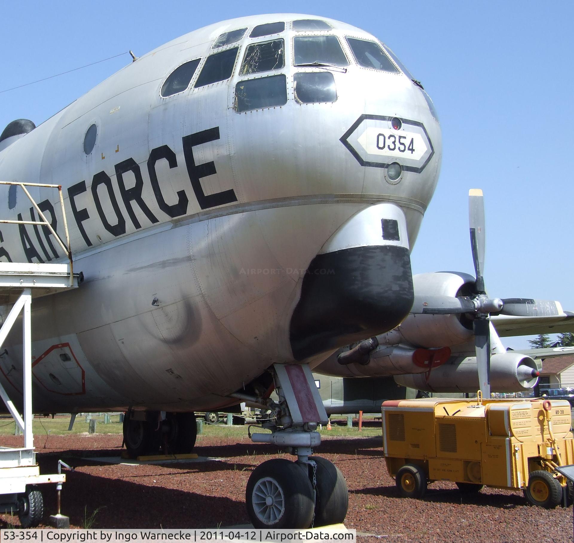 53-354, 1953 Boeing KC-97L Stratofreighter C/N 17136, Boeing KC-97L Stratofreighter at the Castle Air Museum, Atwater CA