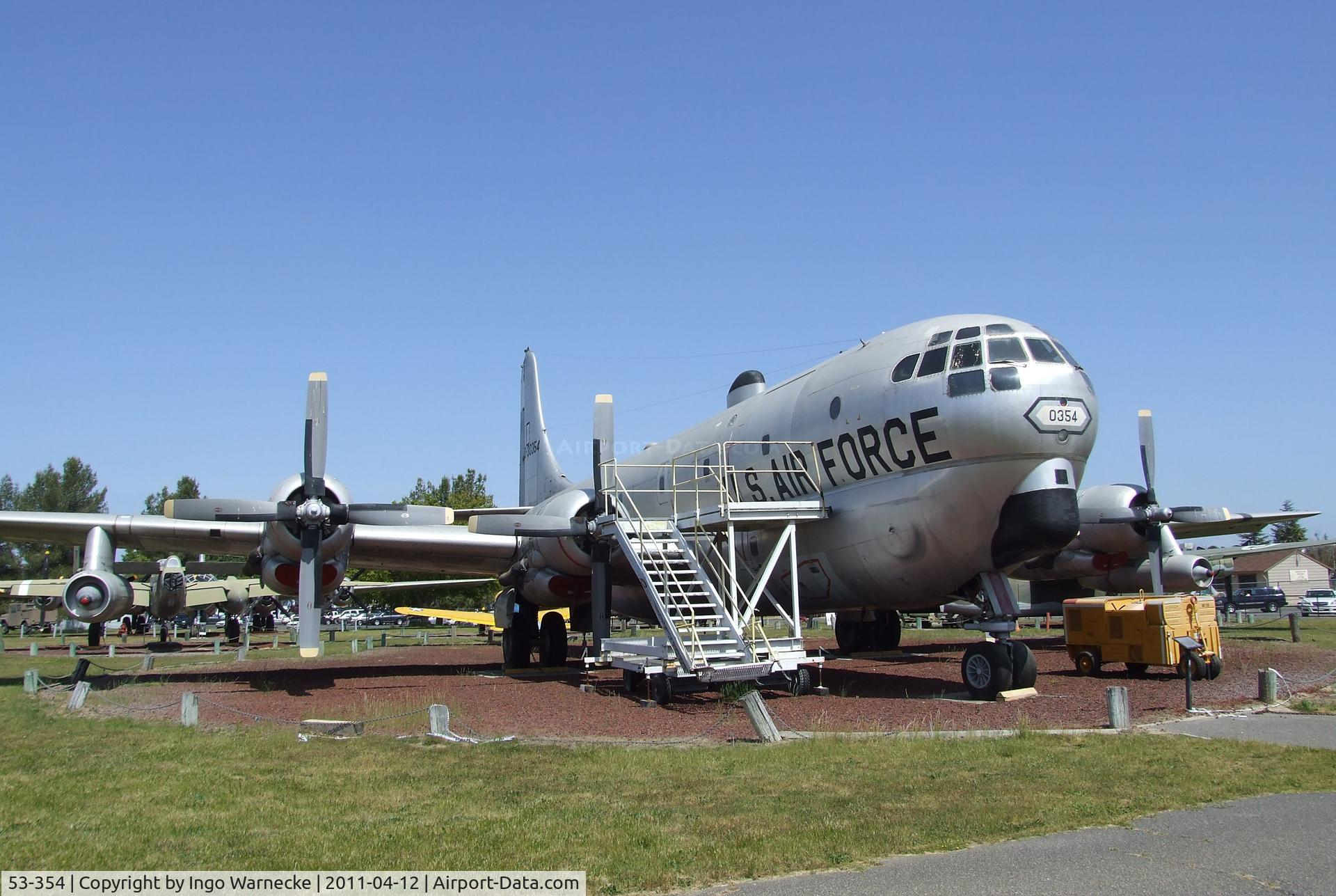 53-354, 1953 Boeing KC-97L Stratofreighter C/N 17136, Boeing KC-97L Stratofreighter at the Castle Air Museum, Atwater CA