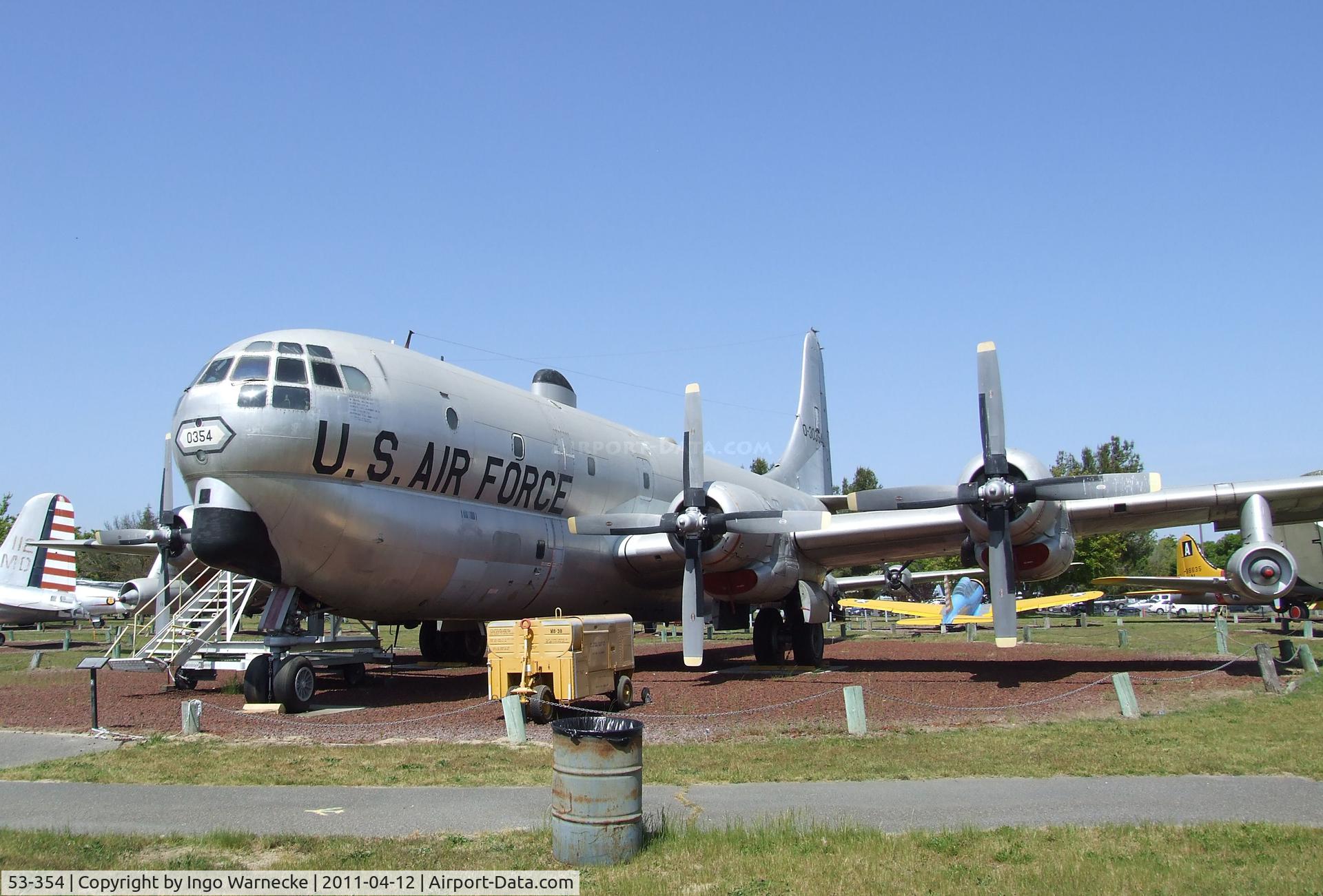 53-354, 1953 Boeing KC-97L Stratofreighter C/N 17136, Boeing KC-97L Stratofreighter at the Castle Air Museum, Atwater CA