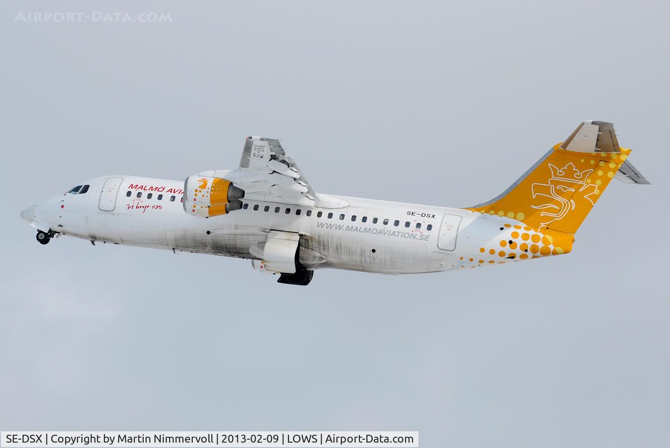 SE-DSX, 1994 British Aerospace Avro 146-RJ100 C/N E3255, Malmö Aviation