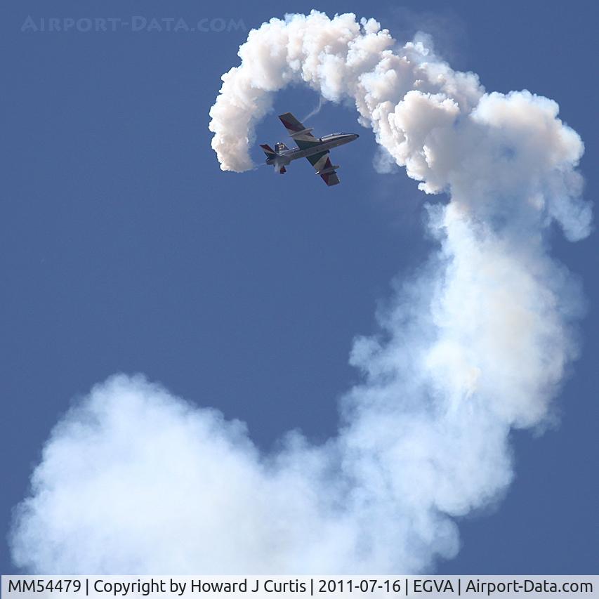 MM54479, Aermacchi MB-339PAN C/N 6674/069/AD008, The superb Frecce Tricolori solo display, at RIAT.